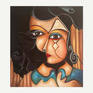 Résilience/Resilience-original oil painting by Essediya Halloâ