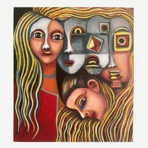 Untitled original painting by Essediya Halloâ