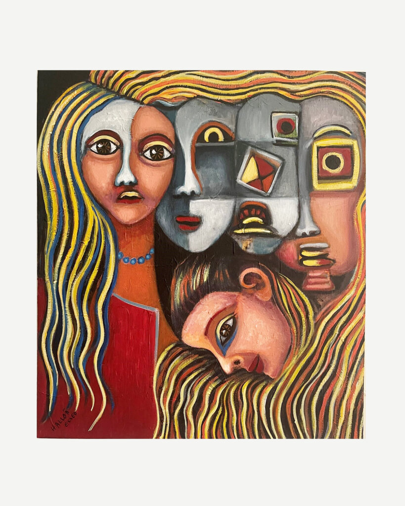 Untitled original painting by Essediya Halloâ